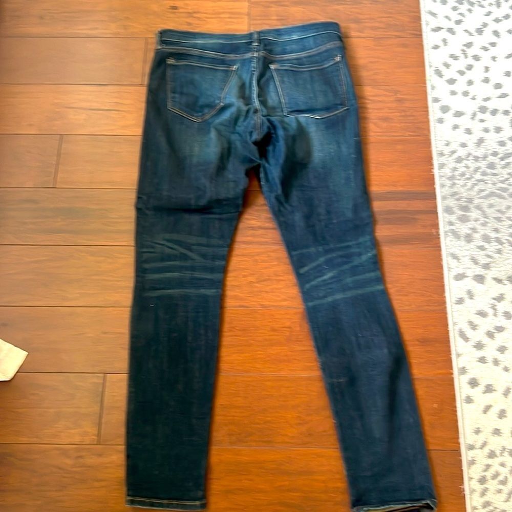 Banana Republic Dark Blue Mid-Rise Skinny Jean Size 29 - Picture 3 of 5